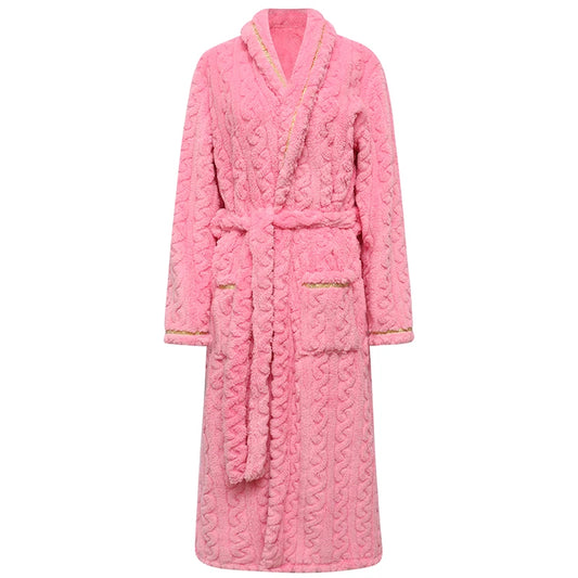 Mitaose Coral Velvet Robe