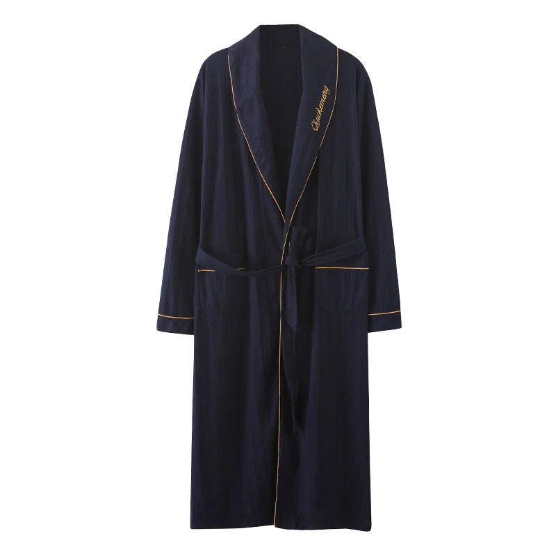 Raisin Black Full Cotton Robes